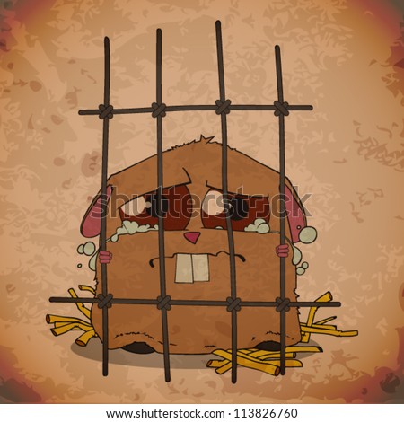 stock-vector-crying-hamster-in-a-cage-grunge-vector-illustration-113826760.jpg