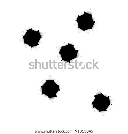 Bullet Hole Paper