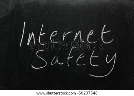 safety on internet. the phrase Internet Safety