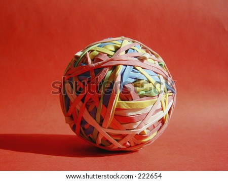 Rubber band ball