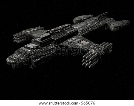 Battle Cruiser Spaceship