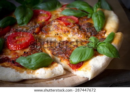 a taste of Italy in the Pizza Margherita