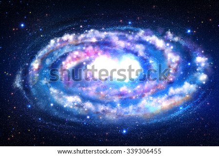 The galaxy in space - fantastic abstract background