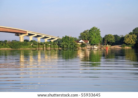bridge crossing Tennessee River