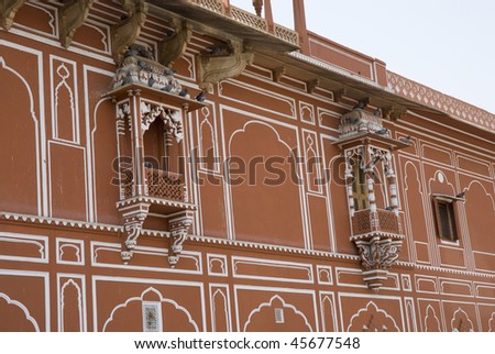 Logo Design Jaipur on India Window Design Inside City Palace  Jaipur  India   Stock Photo