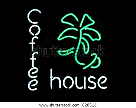 Coffee House neon sign