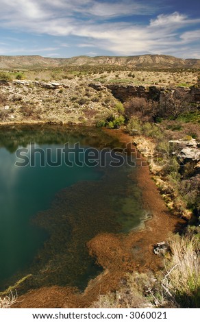 Spring at Montezuma\'s Well National Monument, Camp Verde, Arizona