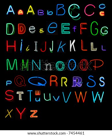 letters of the alphabet. Letters of the alphabet