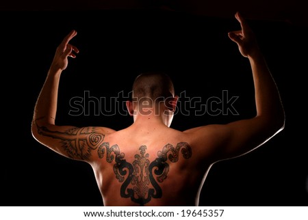tattoos for hands. tattoos raises his hands
