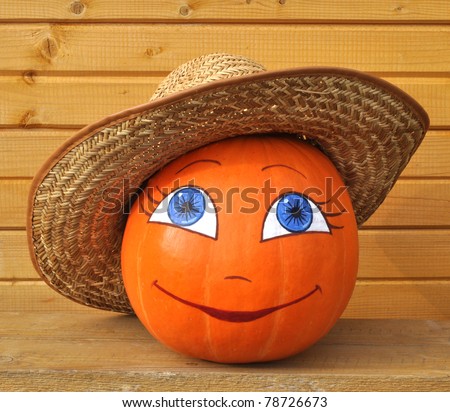 [Bild: stock-photo-pumpkin-with-female-face-in-...726673.jpg]