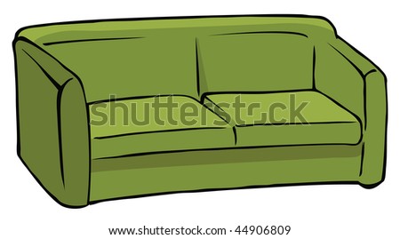 a cartoon couch