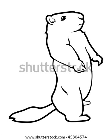 Cartoon Prairie Dog