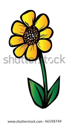 Cartoon+daisy+flower+pictures