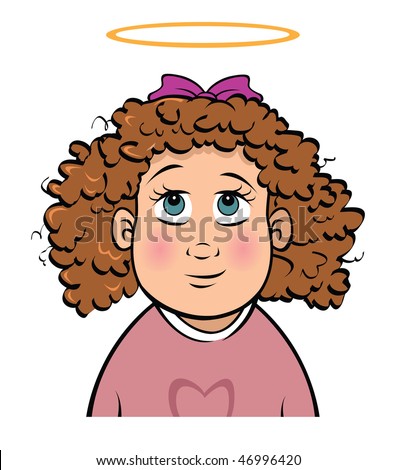  Size:332x450 - 43k: curly hair cartoon girl