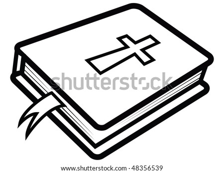 Cartoon Vector Outline Illustration Bible - 48356539 : Shutterstock