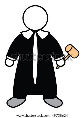 cartoon female judge