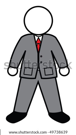 Cartoon Vector Illustration Businessman - 49738639 : Shutterstock