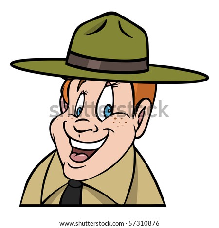 Boy Scout Illustration