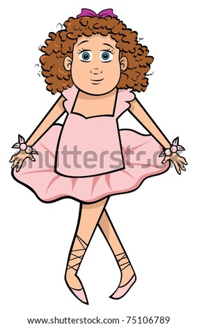 Ballet Girl Cartoon