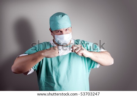 Irritated surgeon that wants to quit his job