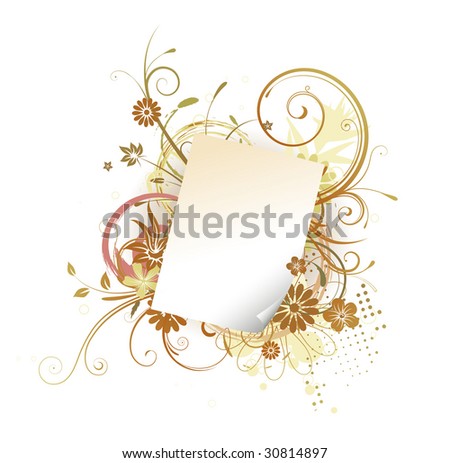 grunge paper floral background stock illustration illustration 19511049 vector illustration of grunge floral background with paper leaf frame 30814897 grunge paper floral background stock illustration illustration 19511049 vector illustration of grunge floral background with paper leaf frame 30814897