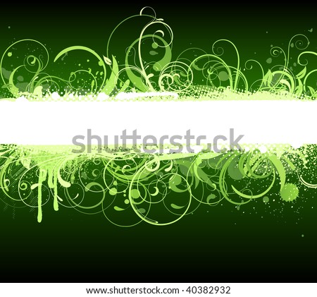 banner background green. of green funky Grunge