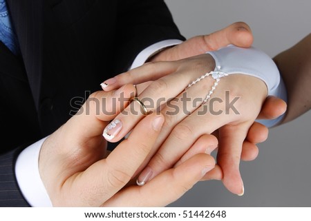 men wear the wedding ring on the finger