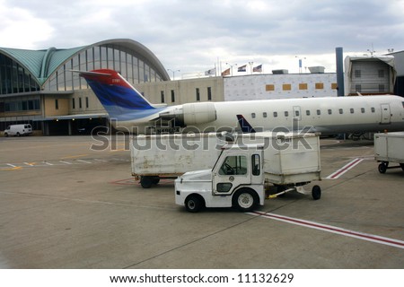 Automobile Luggage Carriers on Airplane And Cargo Car Carrier Stock Photo 11132629   Shutterstock