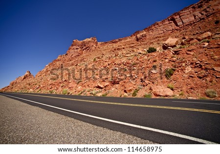Arizona Highway 89 Through Navajo People Lands. Arizona Photography Collection.