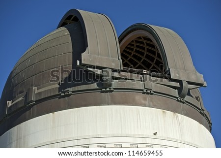 Telescope Dome - Griffith Observatory, California, USA.