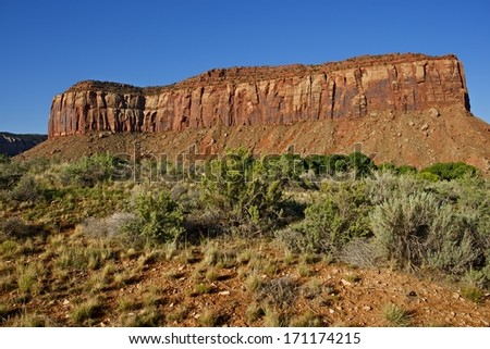 Utah Rock Formations. Utah Raw Nature Landscape.