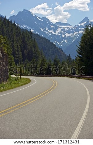 Cascade Range Road. North Cascades National Park Road.