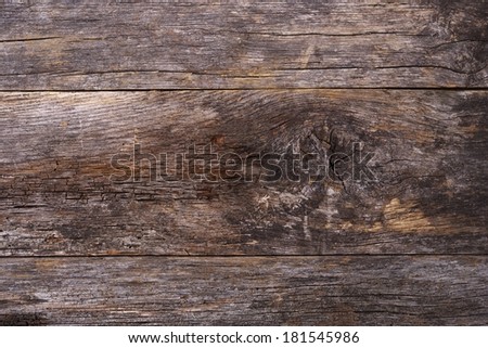 Aged Wood Backdrop. Old Reclaimed Wood Plank Closeup.