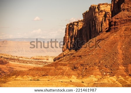 Reddish Rocks Utah Landscape. Utah Wilderness, USA.