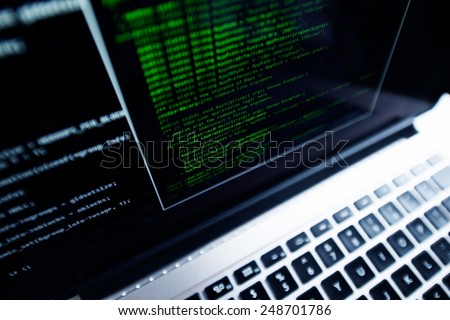 Computer Programming. Programming Using Laptop Computer. Internet Technologies.