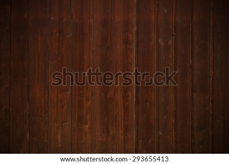Dark Brown Wood Background. Aged Brown Planks Backdrop.