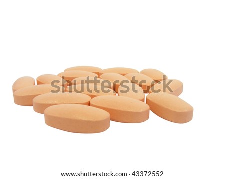 Orange Oval Pill