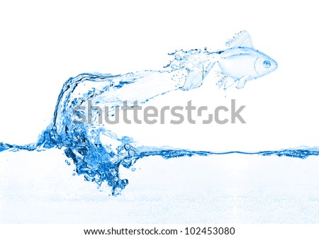 slash of water