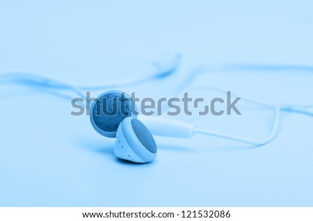 concept of digital music white Headphones