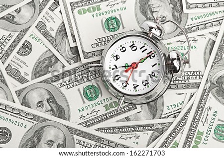 Time - money. Business concept