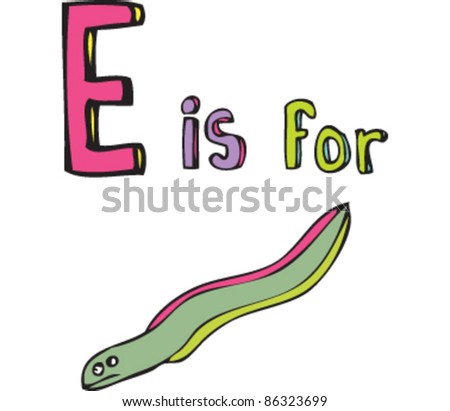 cartoon sea eel