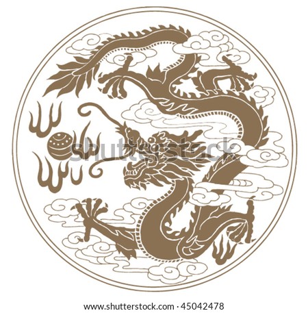 Chinese / Japanese dragon tattoo 
