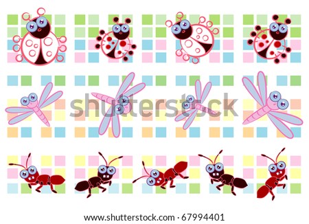 pattern wallpaper background. Insect Pattern Wallpaper