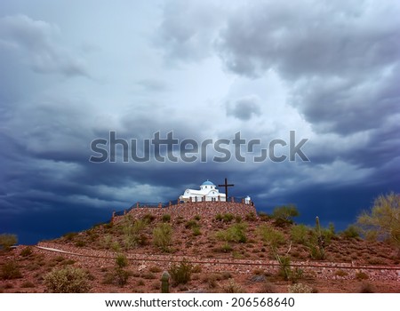 Greek orthodox chapel at St. Anthony\'s monastery in Arizona