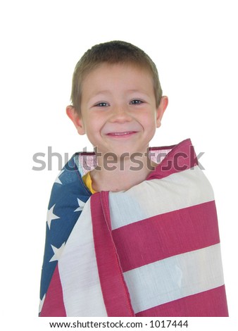 American Flag Wrapped