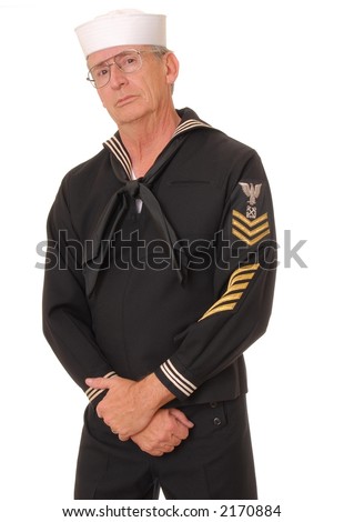 Old sailor from the United States Navy