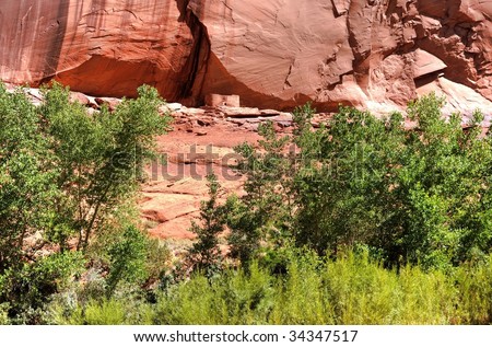Canyon de Chelly entrance the Navajo nation