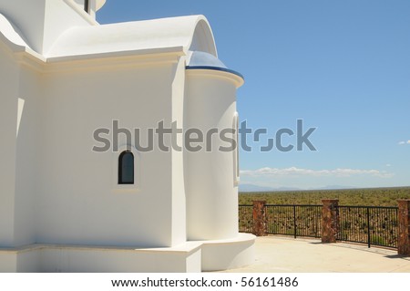 Greek Orthodox church St. Elijah at St. Anthony\'s Monastery in Arizona USA