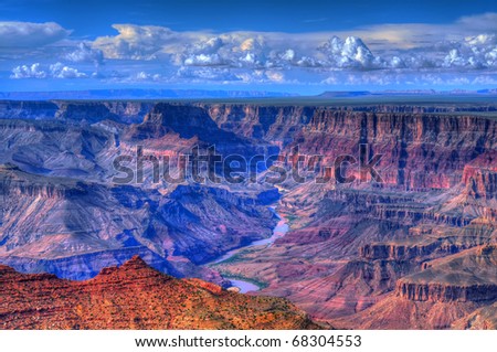 Late afternoon in the Grand Canyon Arizona