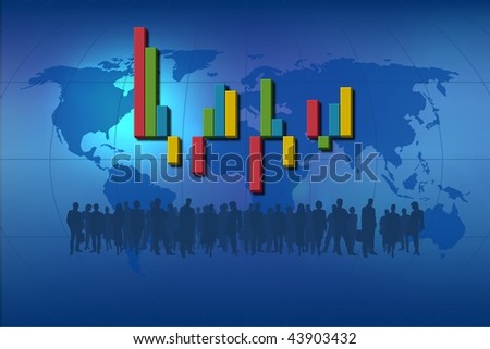 Illustration for statistics or business